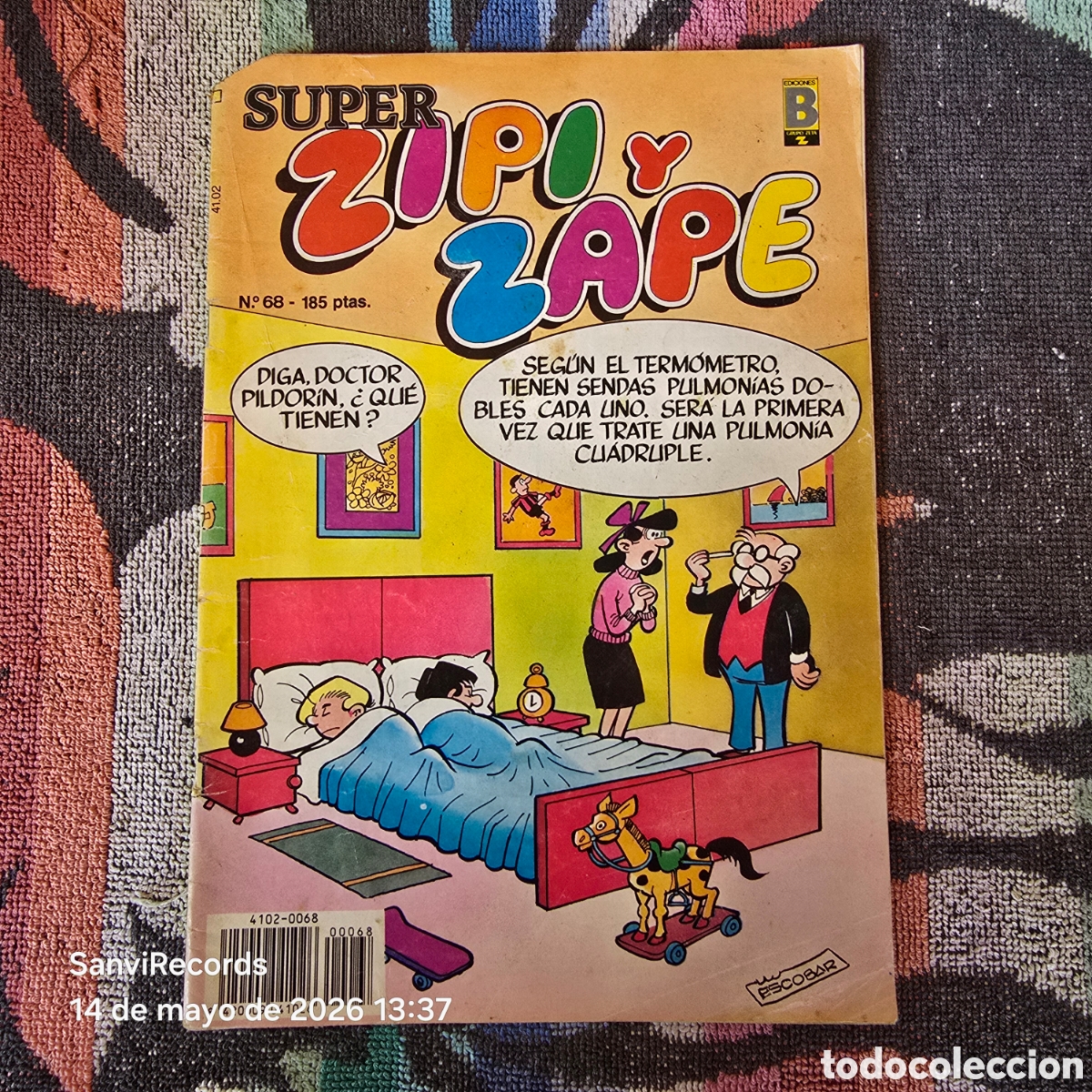 C&oacute;mics: SUPER ZIPI Y ZAPE 68 (EDICIONES B)