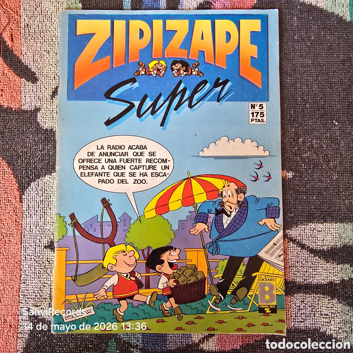 C&oacute;mics: ZIPI Y ZAPE SUPER 5 (EDICIONES B)