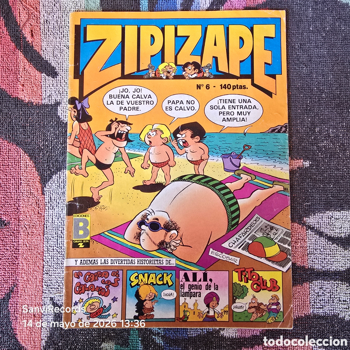 C&oacute;mics: ZIPI Y ZAPE 6 (EDICIONES B) - Foto 1