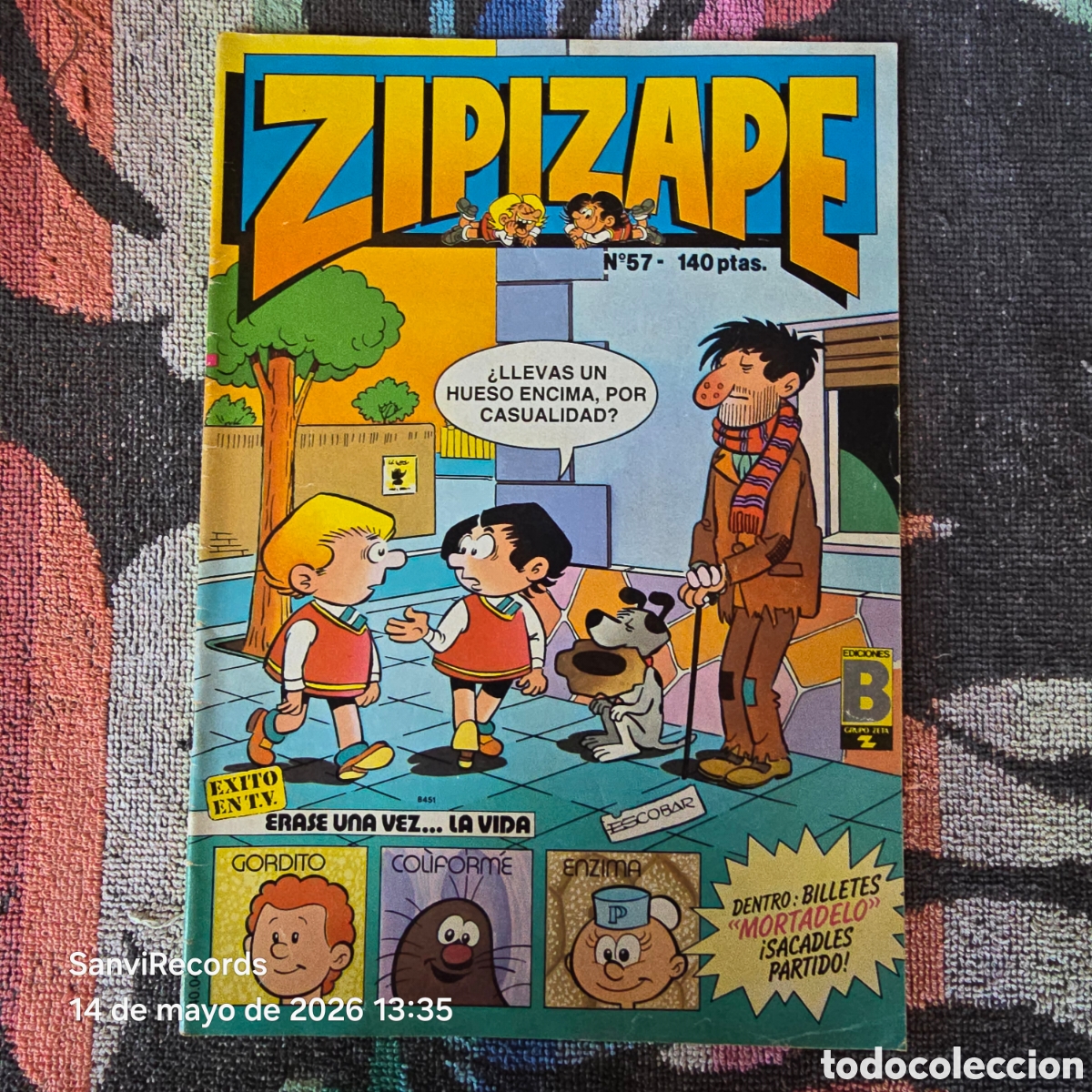 C&oacute;mics: ZIPI Y ZAPE 57 (EDICIONES B) - Foto 1