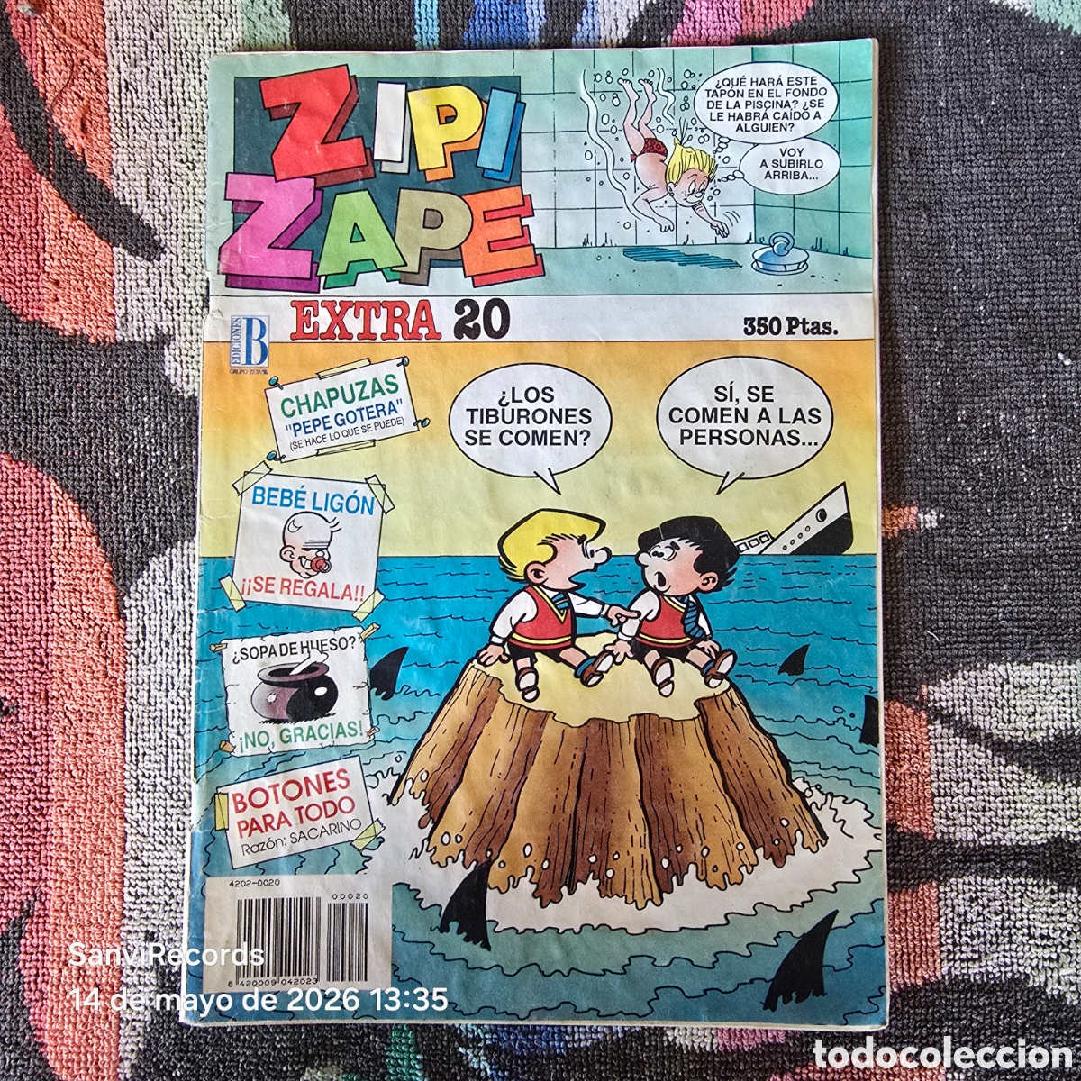 C&oacute;mics: ZIPI Y ZAPE EXTRA 20 (EDICIONES B) - Foto 1