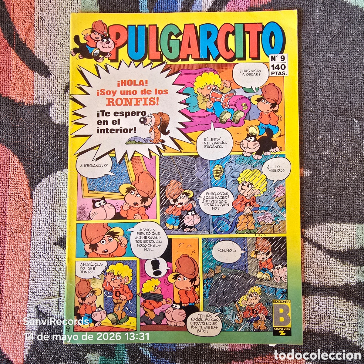 C&oacute;mics: PULGARCITO 9 (EDICIONES B) - Foto 1