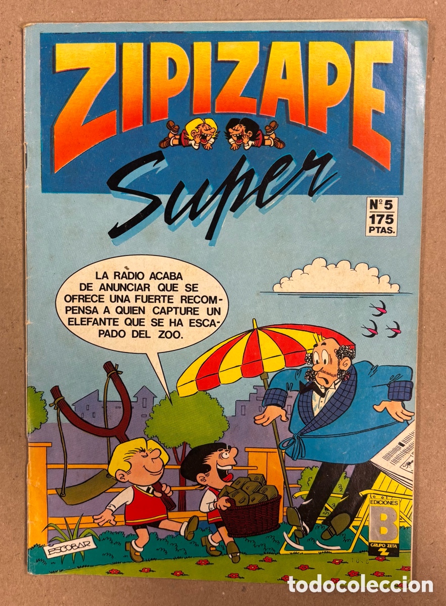 C&oacute;mics: SUPER ZIPI ZAPE N&deg; 5 (EDICIONES B 1987). - Foto 1