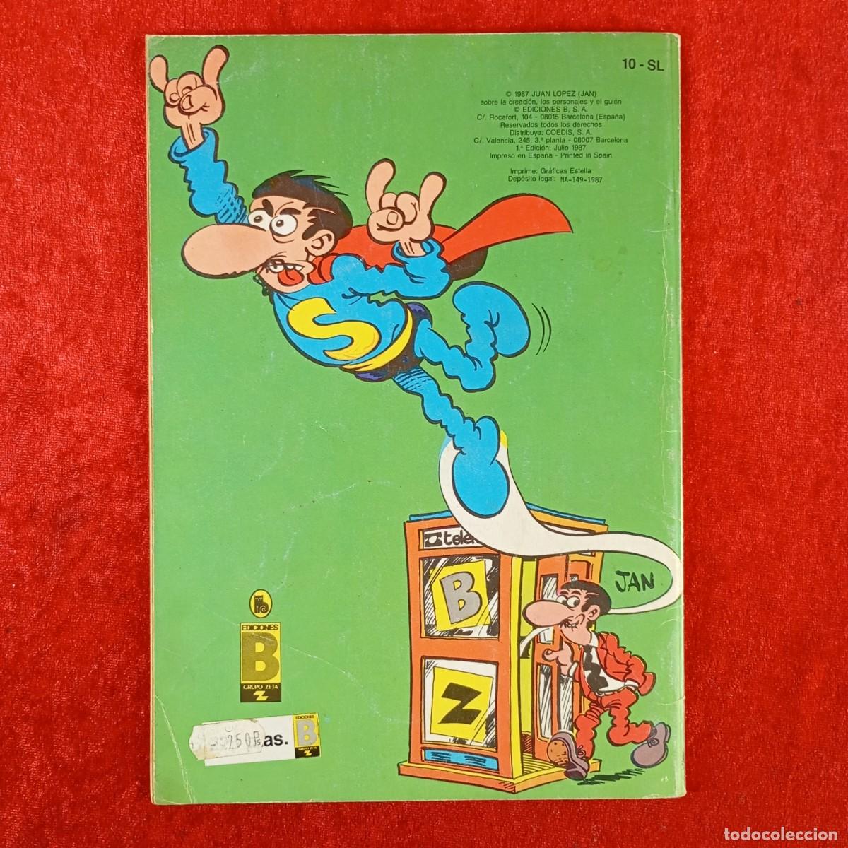 C&oacute;mics: SUPER LOPEZ - COLECCI&Oacute;N OL&Eacute; - 10-SL - 1987 - EDICIONES B / 3778 - Foto 2