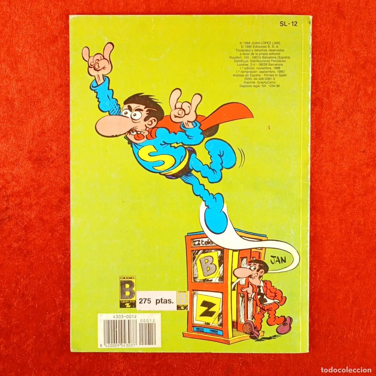 C&oacute;mics: SUPER LOPEZ - COLECCI&Oacute;N OL&Eacute; - SL-12 - 1990 - EDICIONES B / 3779 - Foto 2