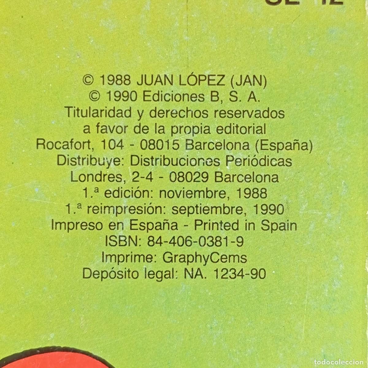 C&oacute;mics: SUPER LOPEZ - COLECCI&Oacute;N OL&Eacute; - SL-12 - 1990 - EDICIONES B / 3779 - Foto 3