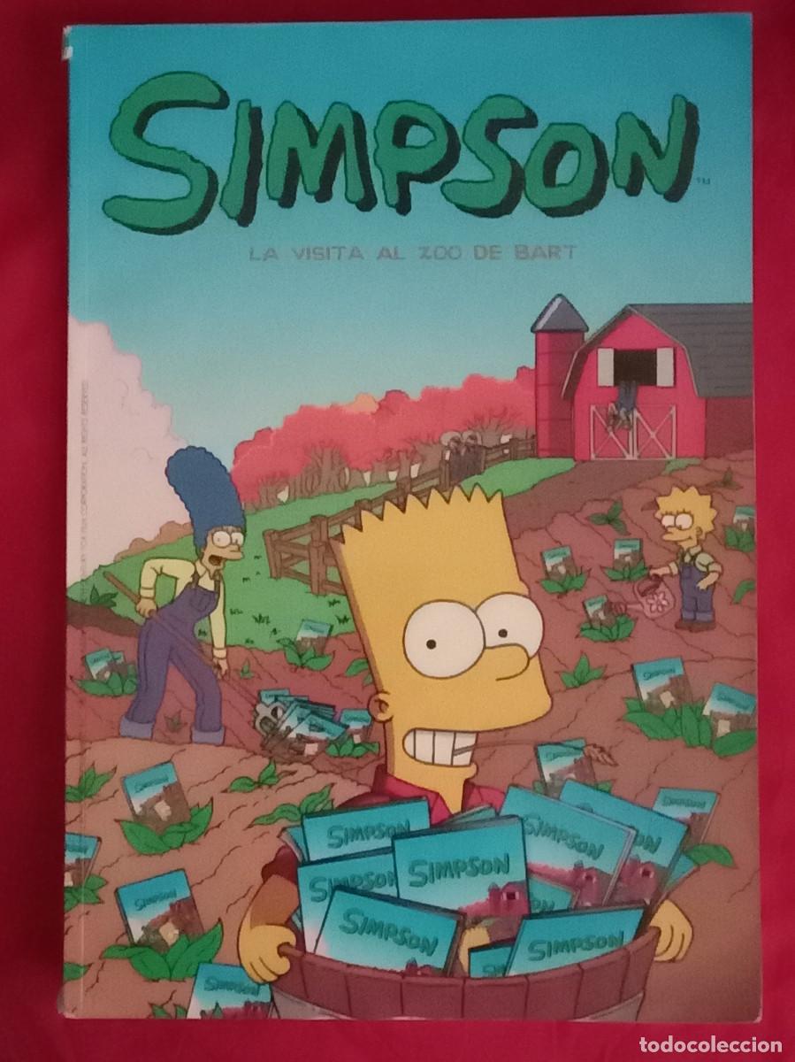C&oacute;mics: Simpson - La Visita al Zoo de Bart - Edit. Ediciones B. S.A. 2004 - Foto 1