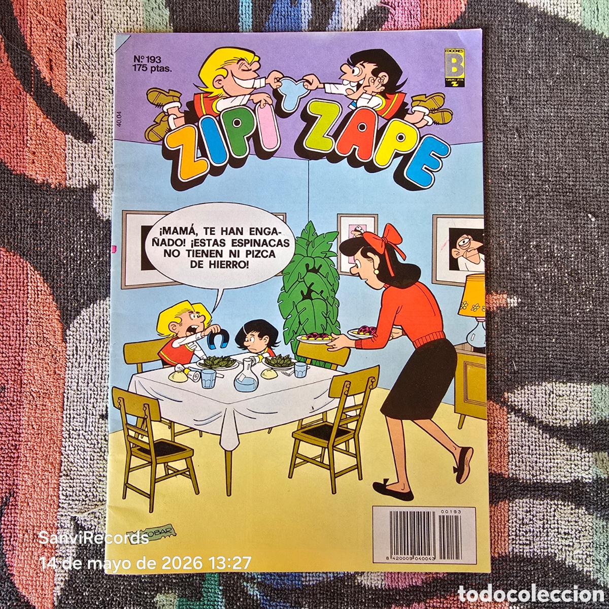 C&oacute;mics: ZIPI Y ZAPE 193 (EDICIONES B) - Foto 1