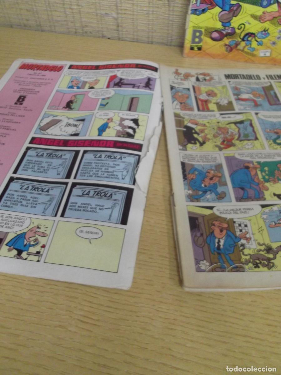 C&oacute;mics: Lote de dos comics de Mortadelo n&ordm; 37 y n&ordm;47.Ediciones B - Foto 2