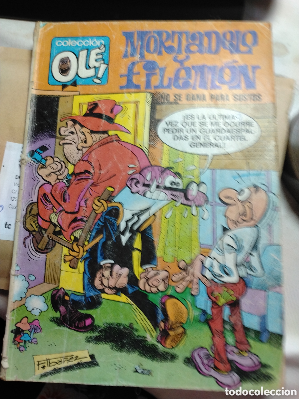 C&oacute;mics: MORTADELO Y FILEMON - NO SE GANA PARA SUSTOS N&ordm; 107 - EDT BRUGUERA 1984