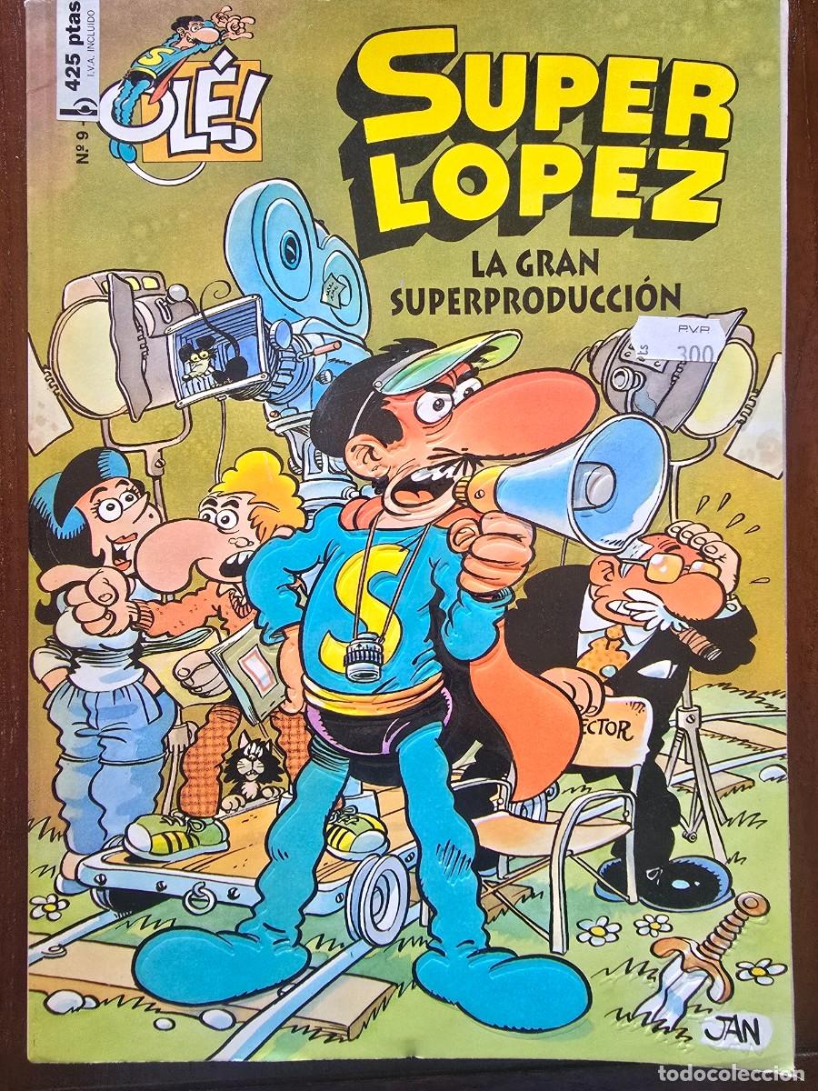 C&oacute;mics: Col. Ole 9 Super Lopez.Superlopez La Gran Superproduccion 2&ordf; edicion.Ediciones B 1997 en relieve