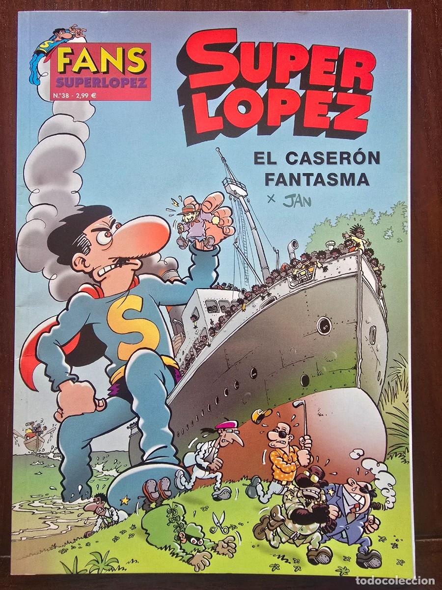 C&oacute;mics: Col. Ole 38 Super Lopez.El Caseron Fantasma 1&ordf; edicion.Ediciones B 2002