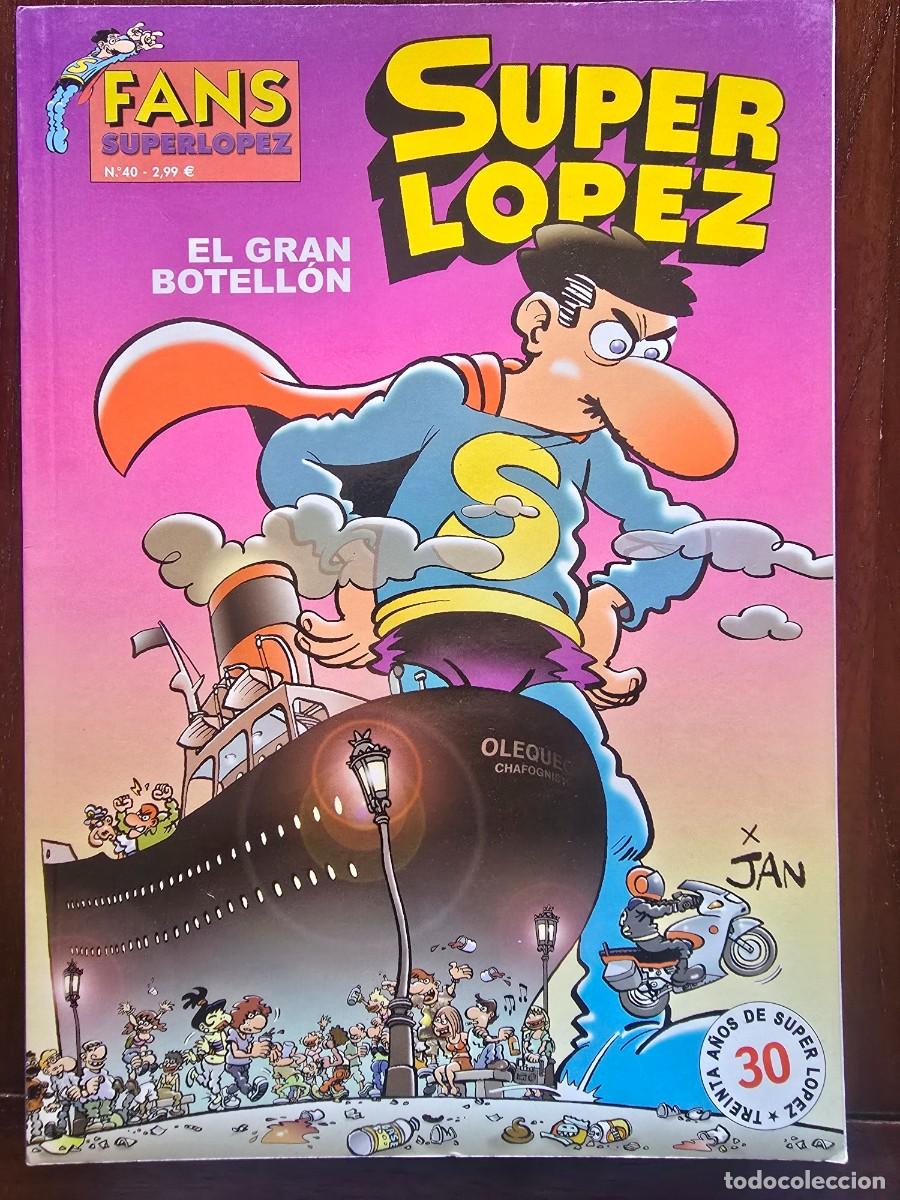 C&oacute;mics: Col. Ole 40 Super Lopez.El Gran Botellon 1&ordf; edicion.Ediciones B 2003