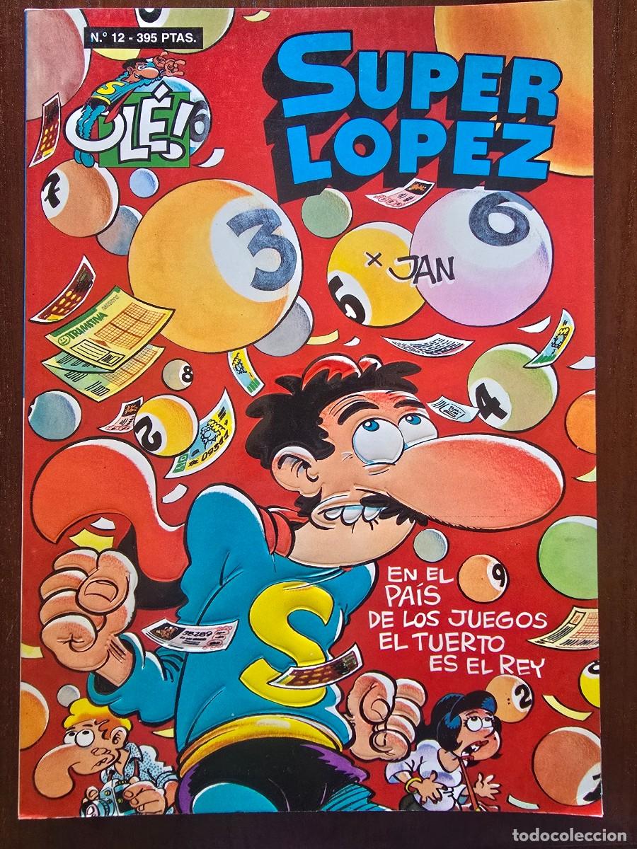 C&oacute;mics: Col. Ole 12 Super Lopez.En el Pais de los Juegos el Tuerto.. 2&ordf; edicion.Ediciones B 1997 en relieve