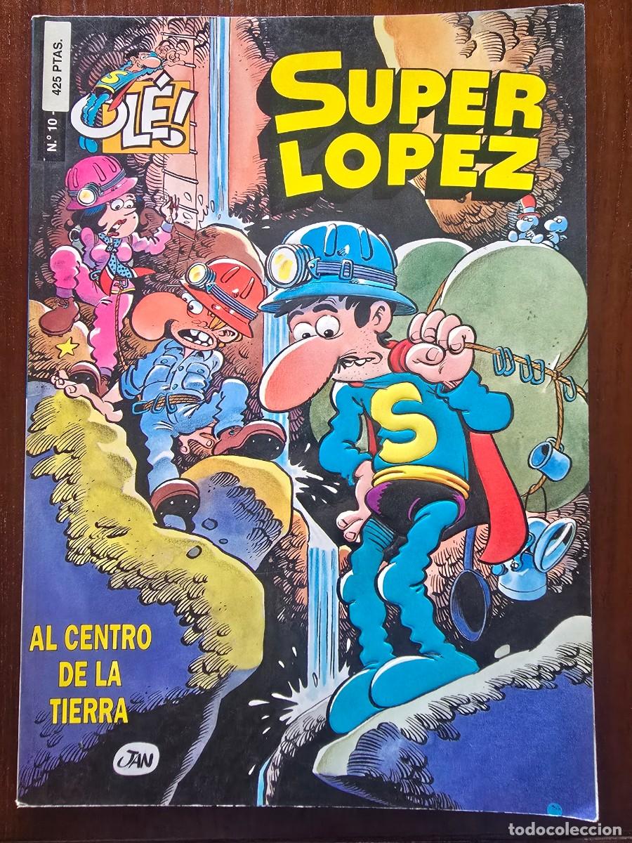 C&oacute;mics: Col. Ole 10 Super Lopez.Superlopez Al Centro de la Tierra 2&ordf; edicion.Ediciones B 1997.en relieve