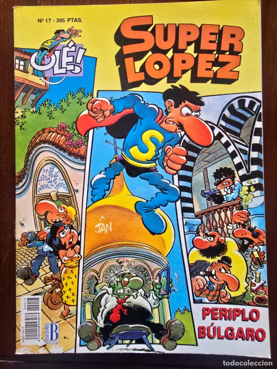 C&oacute;mics: Col. Ole 17 Super Lopez.Superlopez Periplo Bulgaro 2&ordf; edicion.Ediciones B 1996.en relieve
