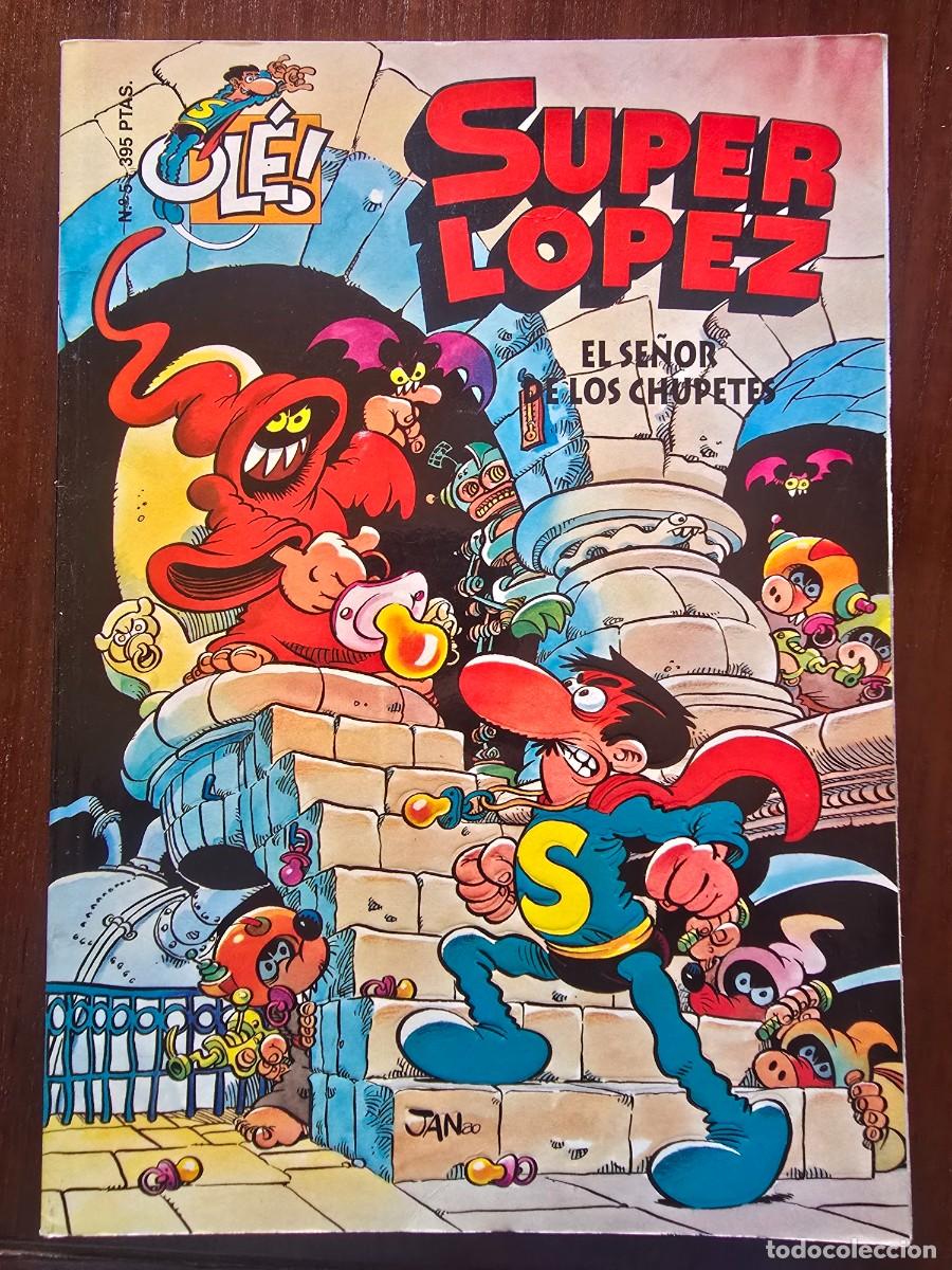C&oacute;mics: Col. Ole 5 Super Lopez.Superlopez El Se&ntilde;or de los Chupetes 2&ordf; edicion.Ediciones B 1998.en relieve