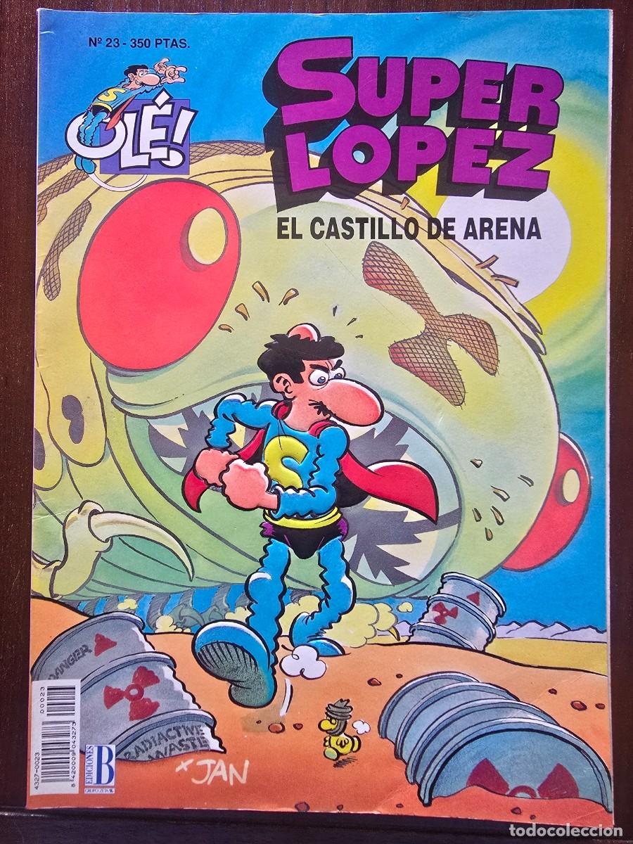 C&oacute;mics: Col. Ole 23 Super Lopez.Superlopez El Castillo de Arena 1&ordf; edicion.Ediciones B 1993.en relieve