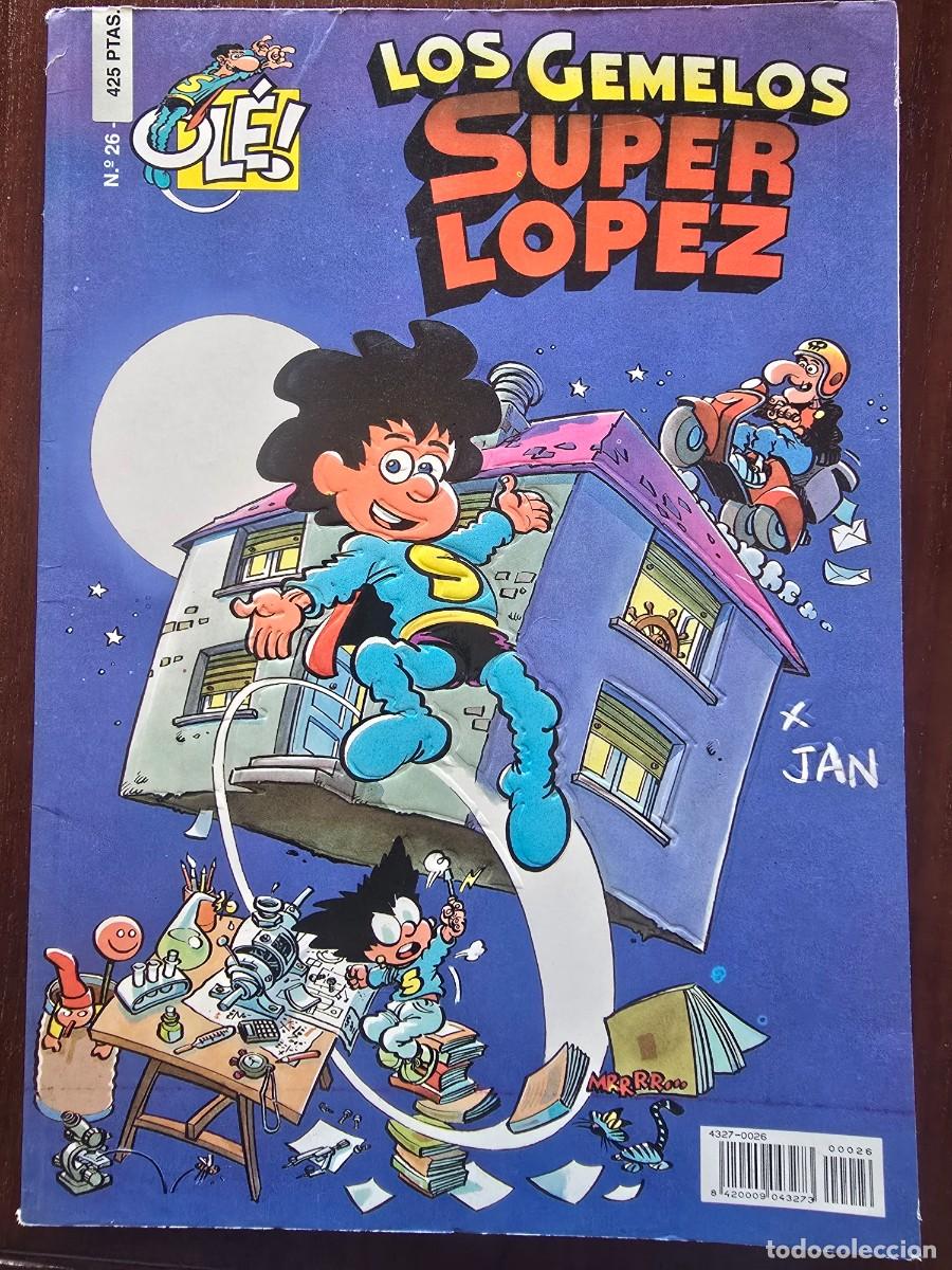 C&oacute;mics: Col. Ole 26 Super Lopez.Los Gemelos Superlopez 2&ordf; edicion.Ediciones B 1997.en relieve