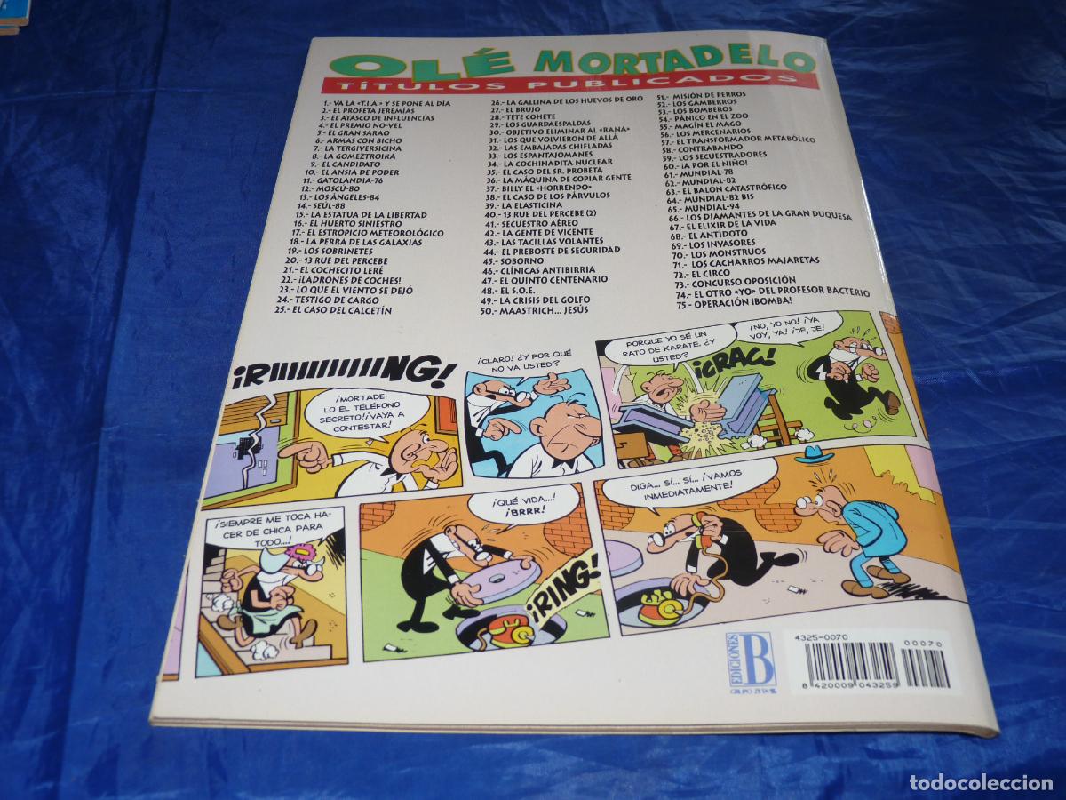 C&oacute;mics: Mortadelo #70 1era edici&oacute;n relieve OREFSLL - Foto 2