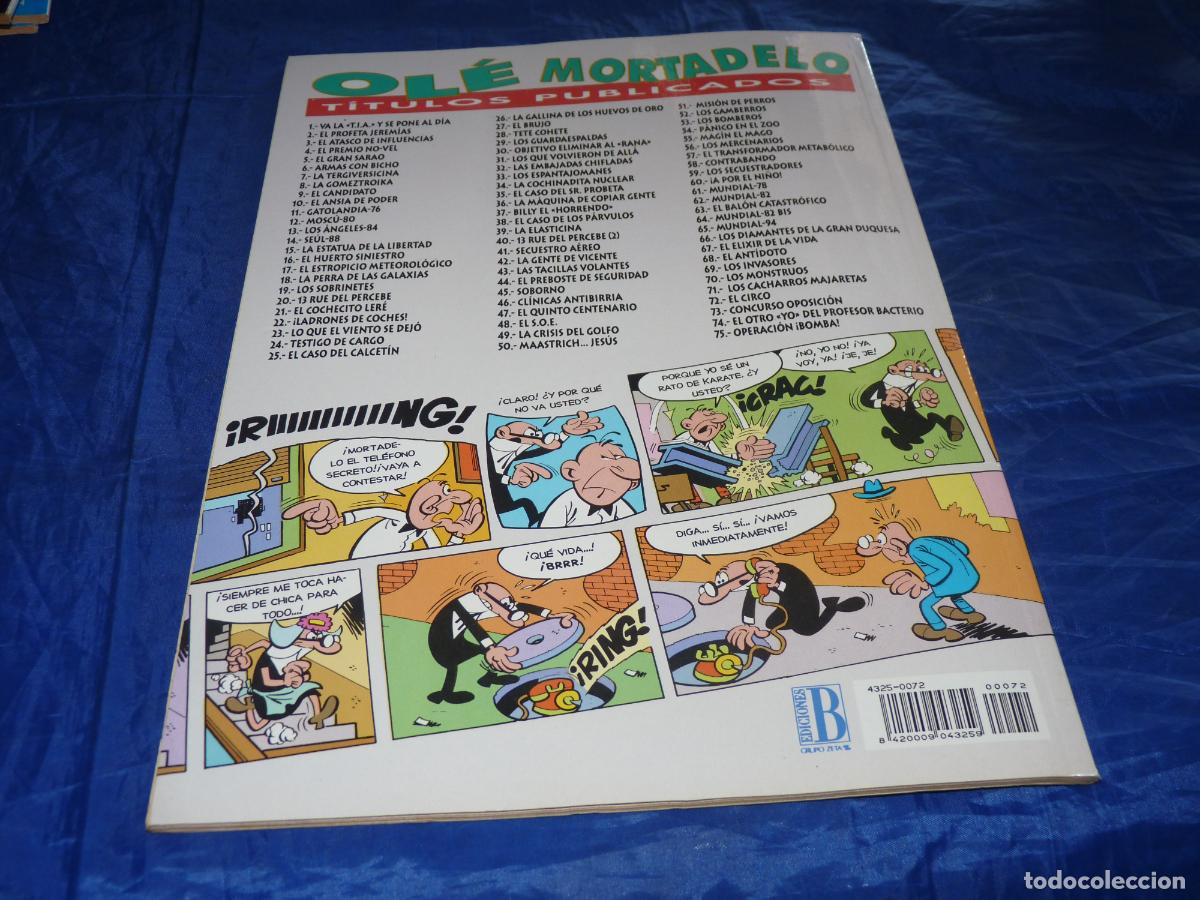 C&oacute;mics: Mortadelo #72 1era edici&oacute;n relieve OREFSLL - Foto 2