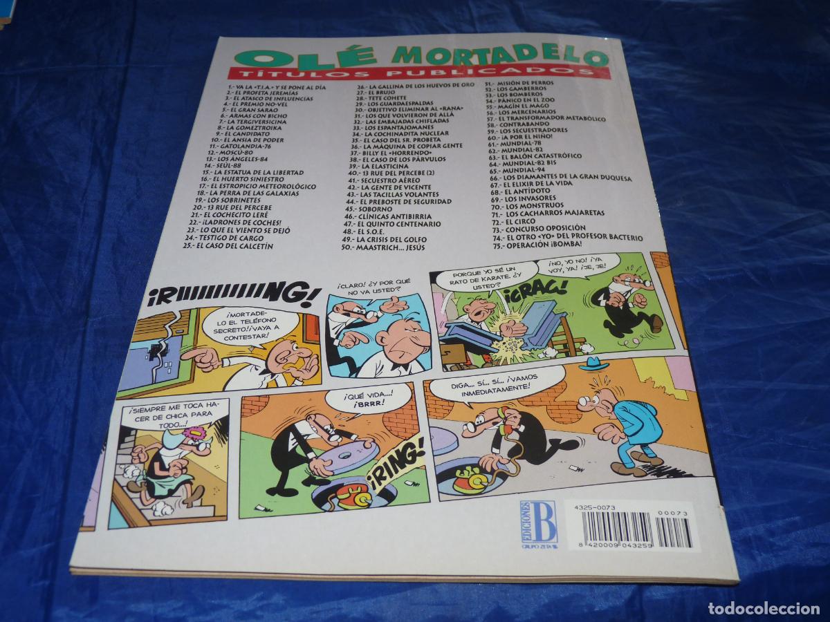 C&oacute;mics: Mortadelo #73 1era edici&oacute;n relieve OREFSLL - Foto 2