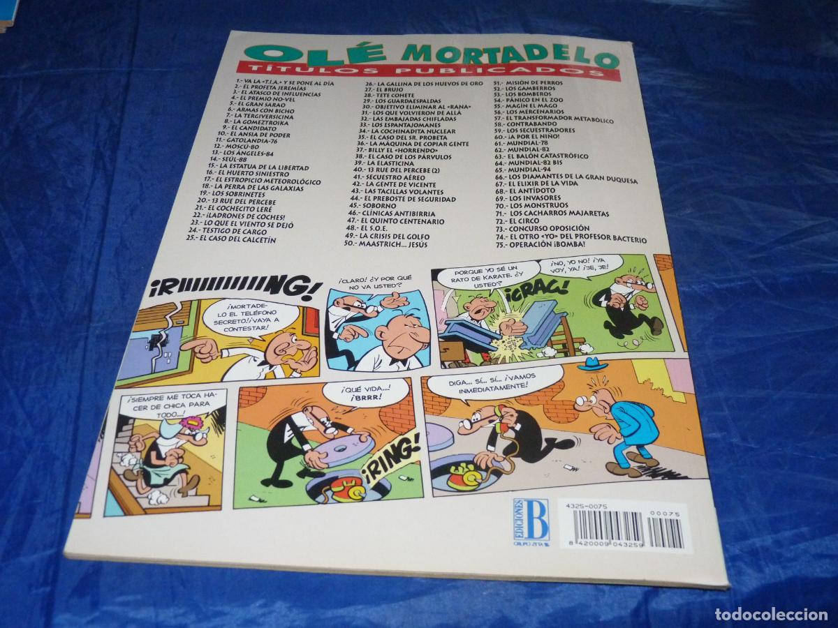 C&oacute;mics: Mortadelo #75 1era edici&oacute;n relieve OREFSLL - Foto 2