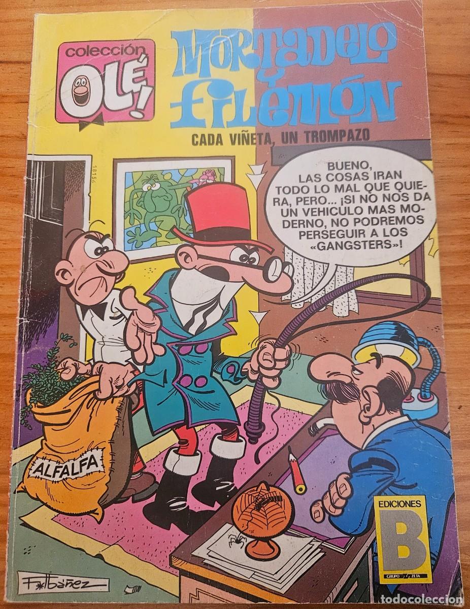 C&oacute;mics: Mortadelo y Filem&oacute;n - Cada vi&ntilde;eta, un trompazo - Colecci&oacute;n Ol&eacute;! 1987 - 86 - M14 - Ediciones B