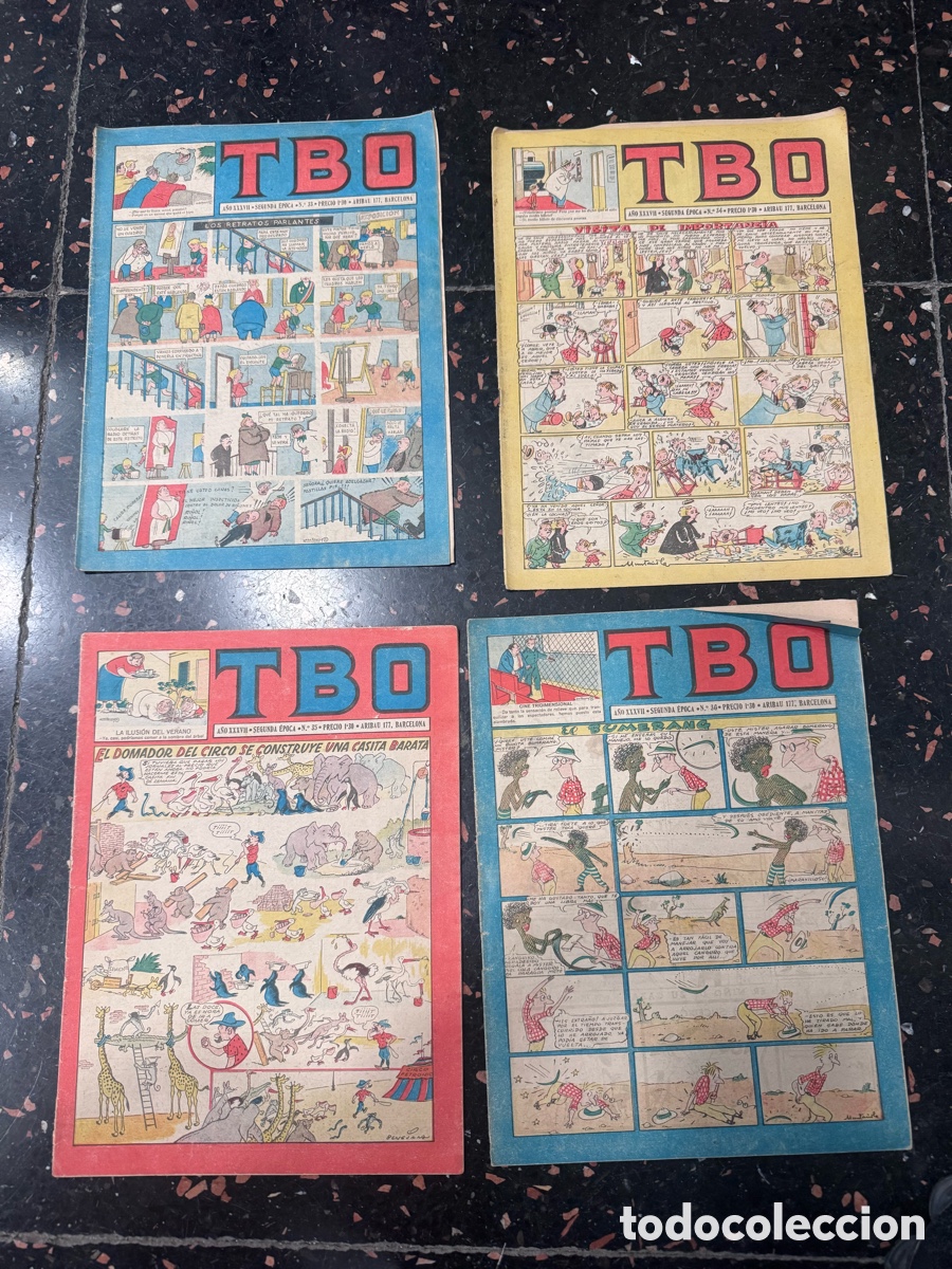 C&oacute;mics: Lote de 45 TBO segunda &eacute;poca