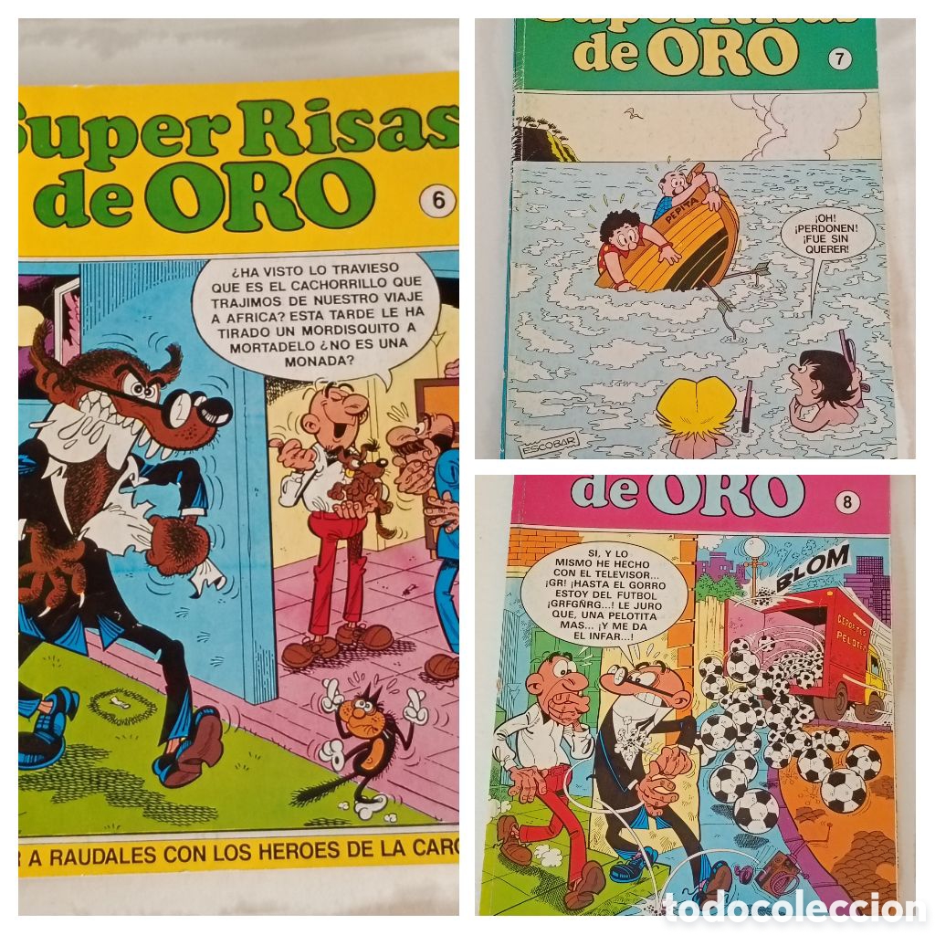 C&oacute;mics: SUPER RISAS DE ORO 3 TOMOS 6, 7y 8