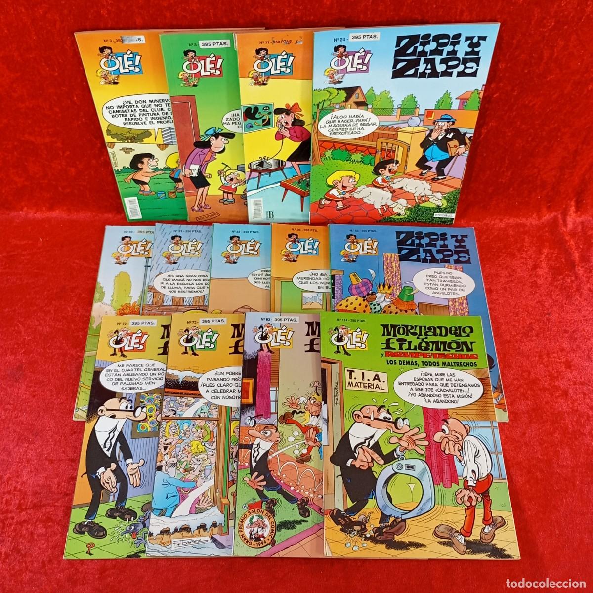 C&oacute;mics: ZIPI Y ZAPE - OL&Eacute;! - LOTE 13 REVISTAS - EDICIONES B - VER N&Uacute;MEROS EN LAS FOTOS / 5345