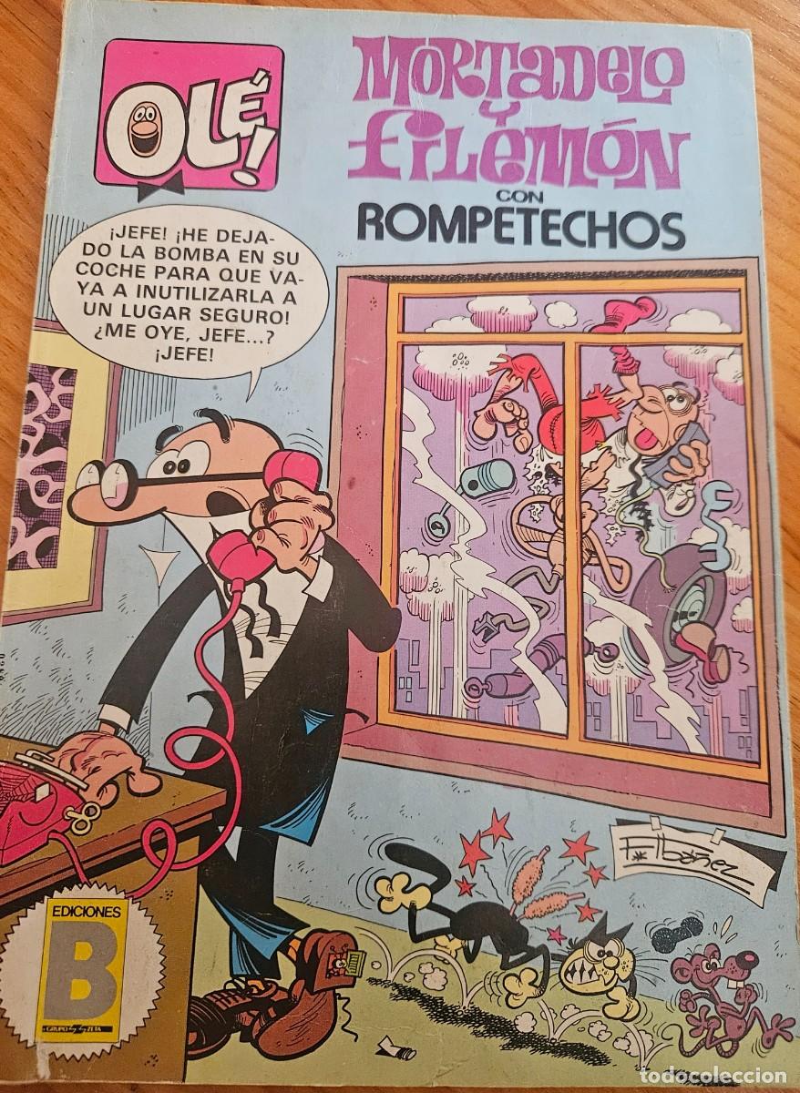 C&oacute;mics: Mortadelo y Filem&oacute;n con Rompetechos - Colecci&oacute;n Ol&eacute;! 1987 - 251 - M42 - Ediciones B