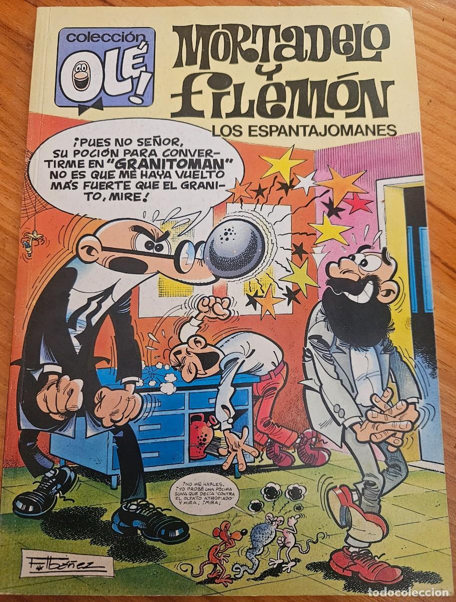 C&oacute;mics: Mortadelo y Filem&oacute;n - Los espantajomanes - Colecci&oacute;n Ol&eacute;! 1991 - 386 - M206 - Ediciones B