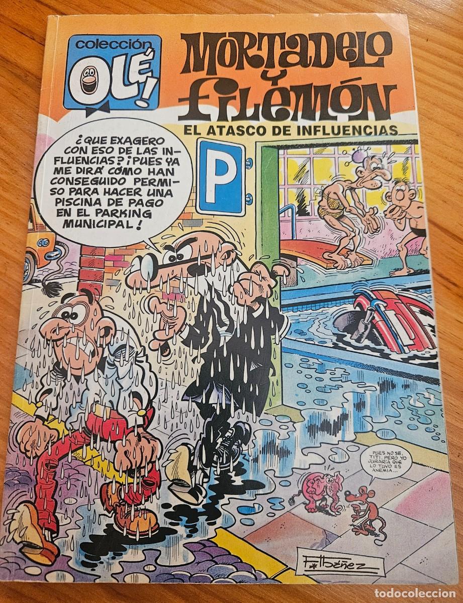 C&oacute;mics: Mortadelo y Filem&oacute;n - El atasco de influencias - Colecci&oacute;n Ol&eacute;! 1991 - 389 - M208 - Ediciones B