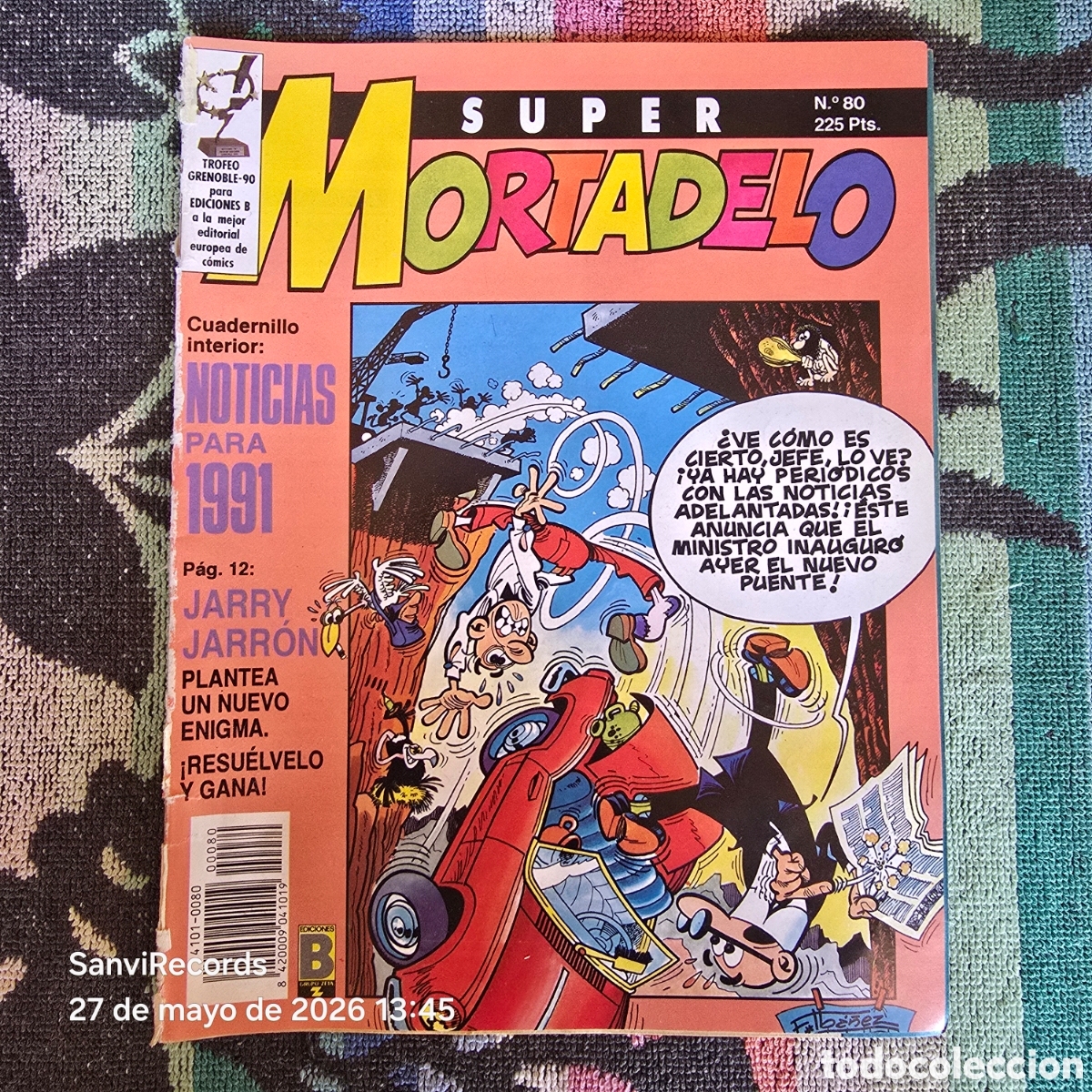 C&oacute;mics: SUPER MORTADELO 80 (EDICIONES B)