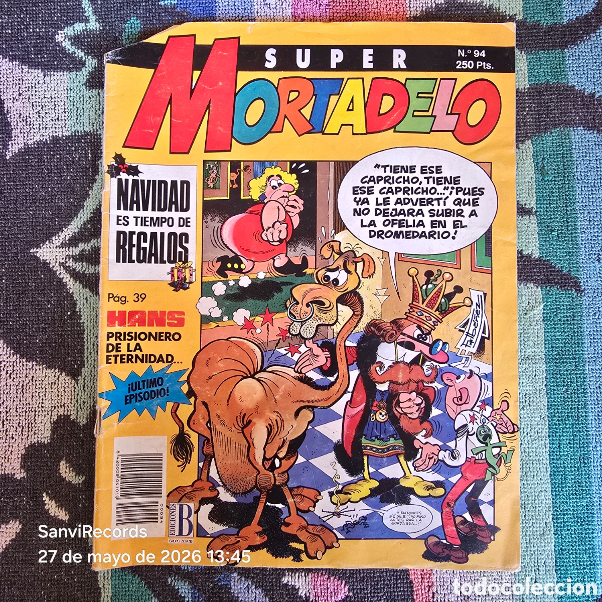 C&oacute;mics: SUPER MORTADELO 94 (EDICIONES B) - Foto 1