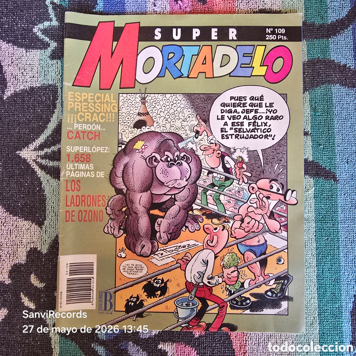 C&oacute;mics: SUPER MORTADELO 109 (EDICIONES B) - Foto 1