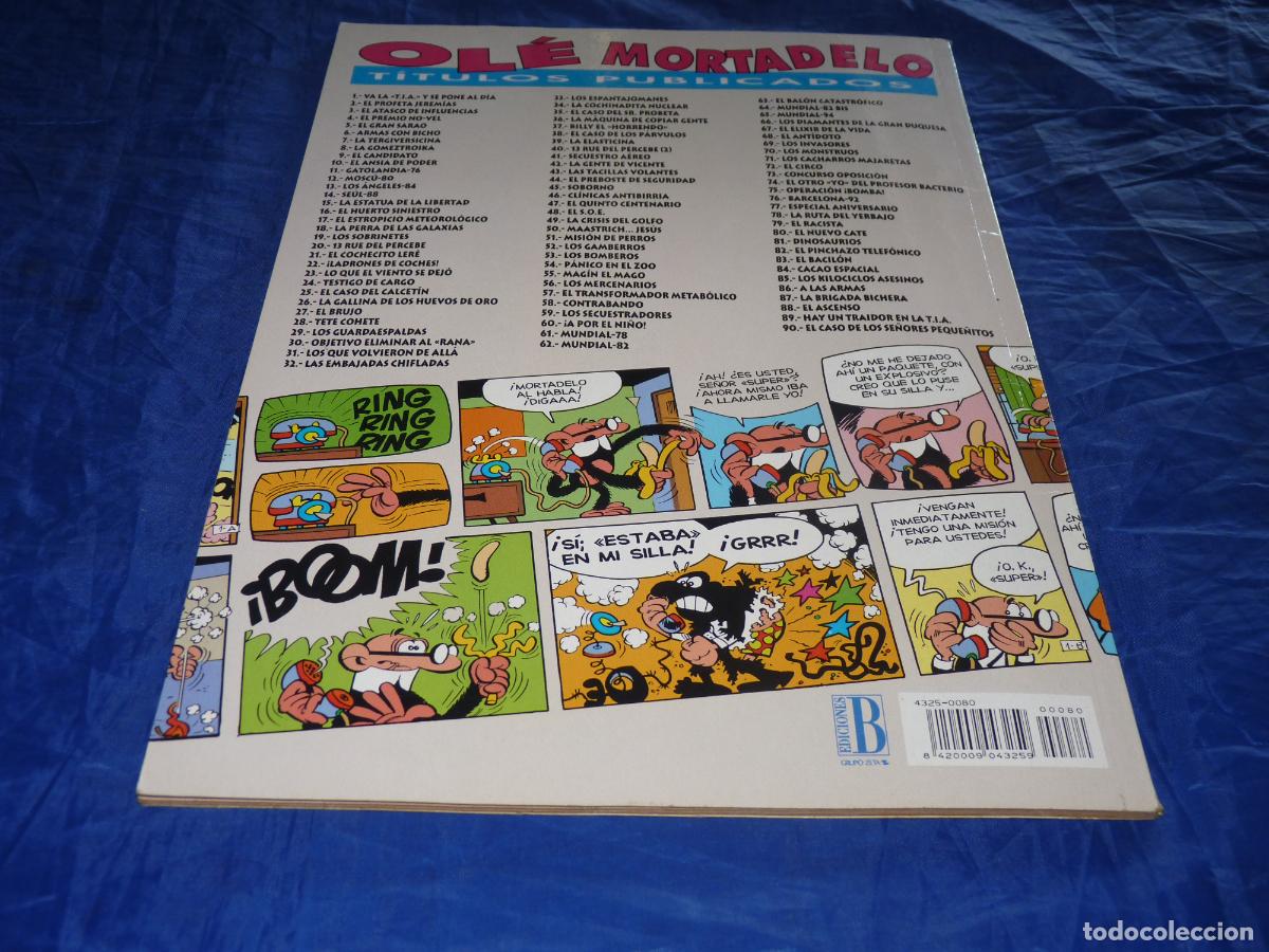 C&oacute;mics: Mortadelo #80 1era edici&oacute;n relieve OREFSLL - Foto 2