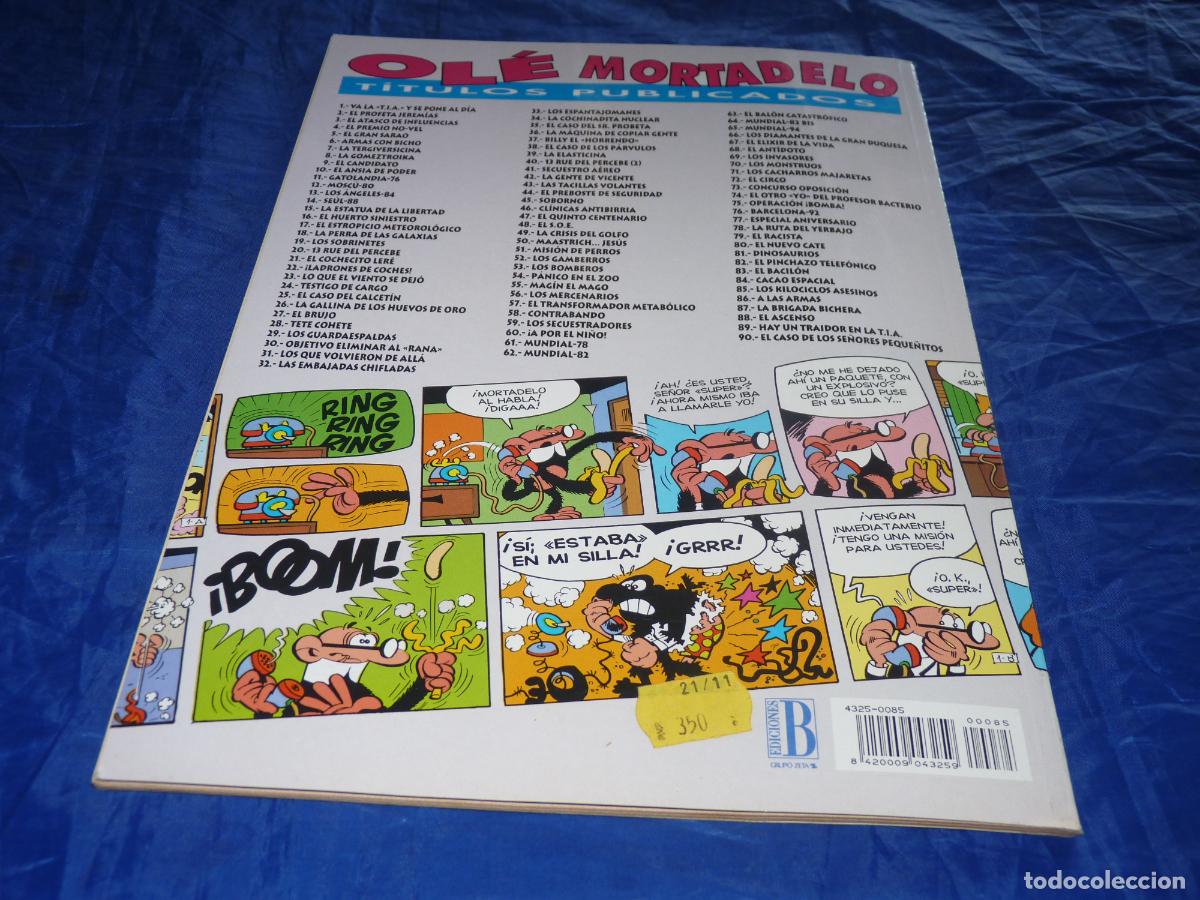 C&oacute;mics: Mortadelo #85 1era edici&oacute;n relieve OREFSLL - Foto 2