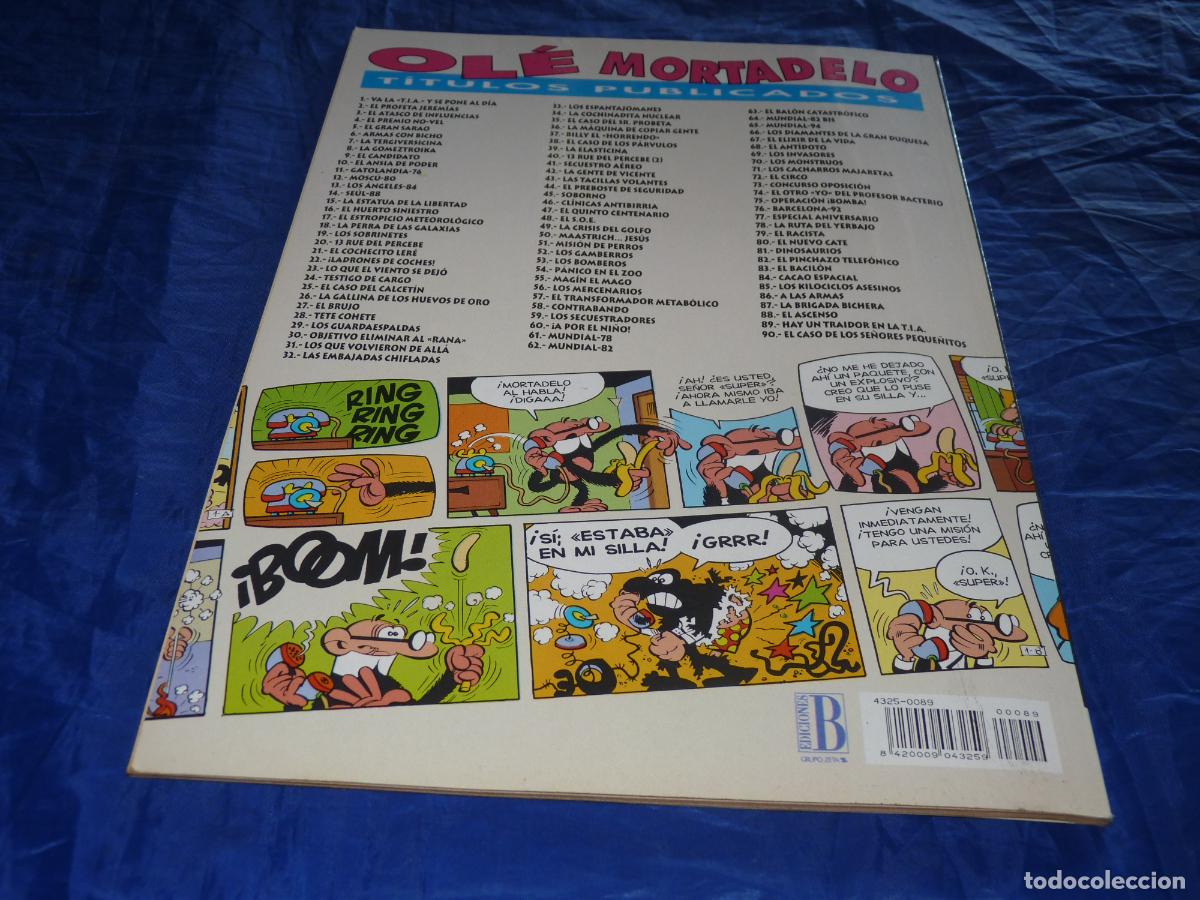 C&oacute;mics: Mortadelo #89 1era edici&oacute;n relieve OREFSLL - Foto 2