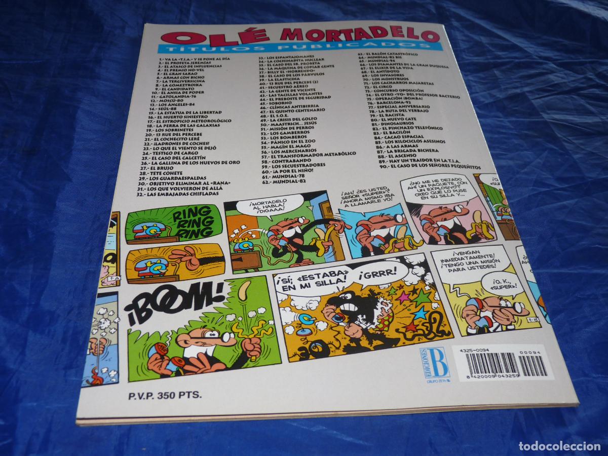 C&oacute;mics: Mortadelo #94 1era edici&oacute;n relieve OREFSLL - Foto 2