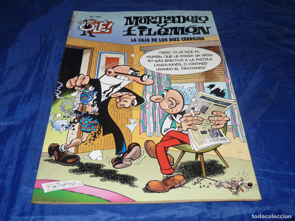 Comics : Mortadelo #102 1era edici&oacute;n relieve OREFSLL mirar foto defecto