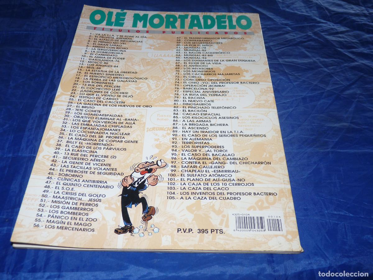 C&oacute;mics: Mortadelo #104 1era edici&oacute;n relieve OREFSLL - Foto 2