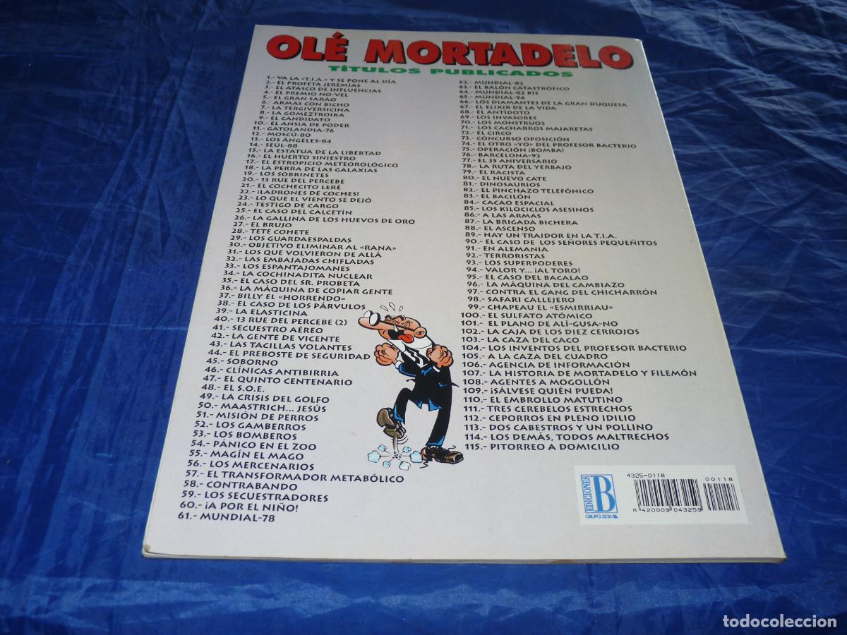 C&oacute;mics: Mortadelo #118 1era edici&oacute;n relieve OREFSLL - Foto 2