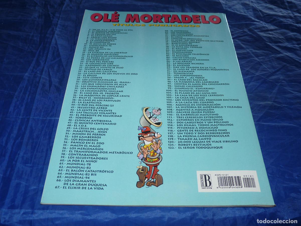 C&oacute;mics: Mortadelo #121 1era edici&oacute;n relieve OREFSLL - Foto 2