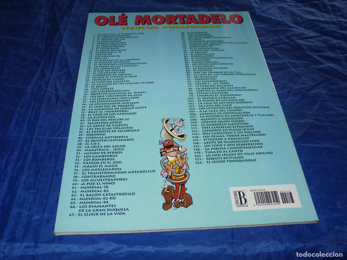 C&oacute;mics: Mortadelo #123 1era edici&oacute;n relieve OREFSLL - Foto 2