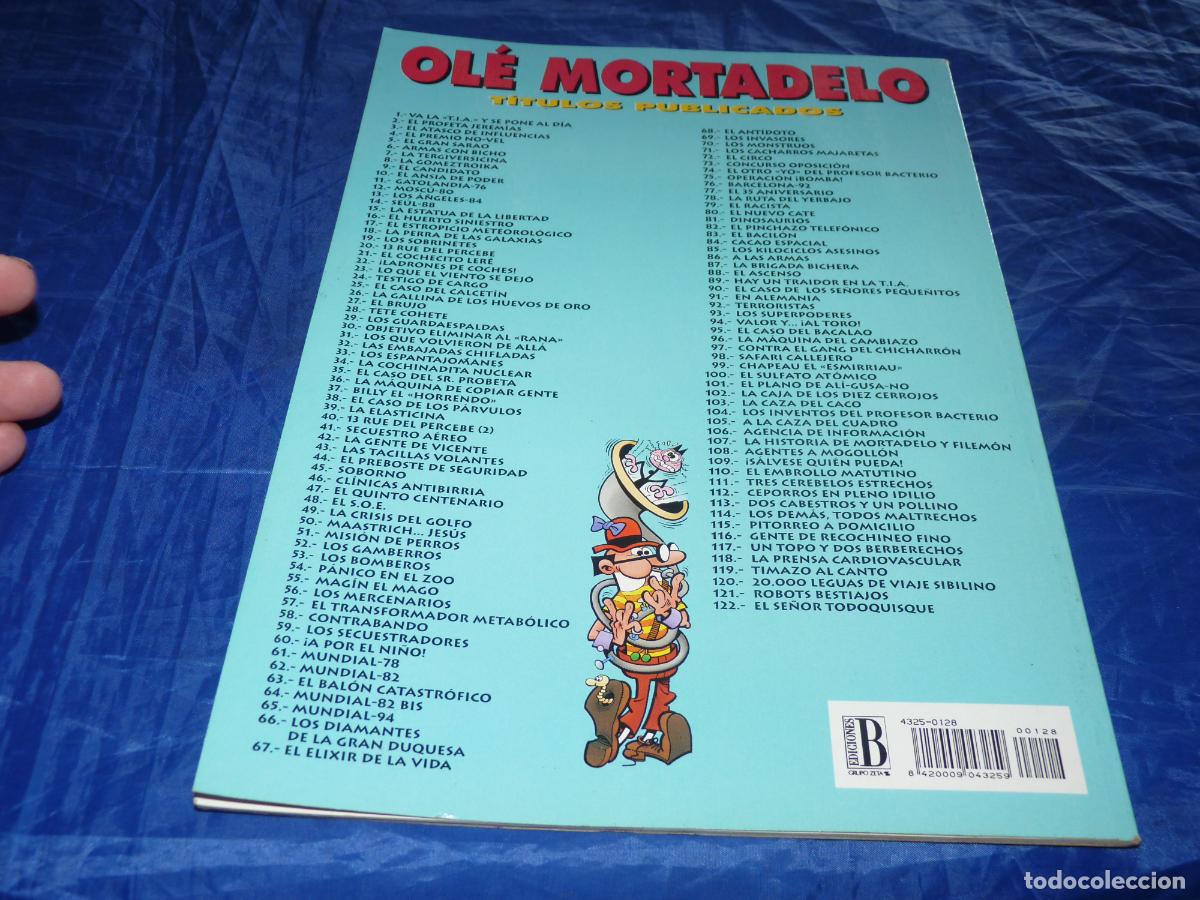 C&oacute;mics: Mortadelo #128 1era edici&oacute;n relieve OREFSLL - Foto 2