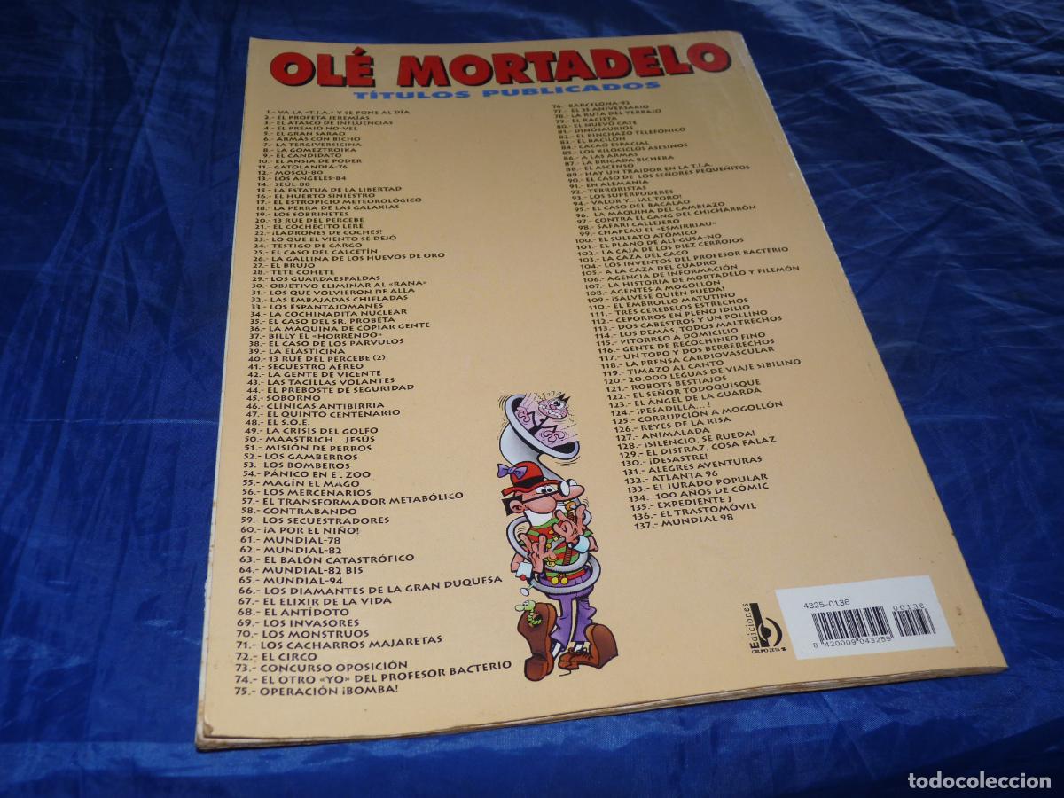 C&oacute;mics: Mortadelo #136 1era edici&oacute;n relieve OREFSLL - Foto 2