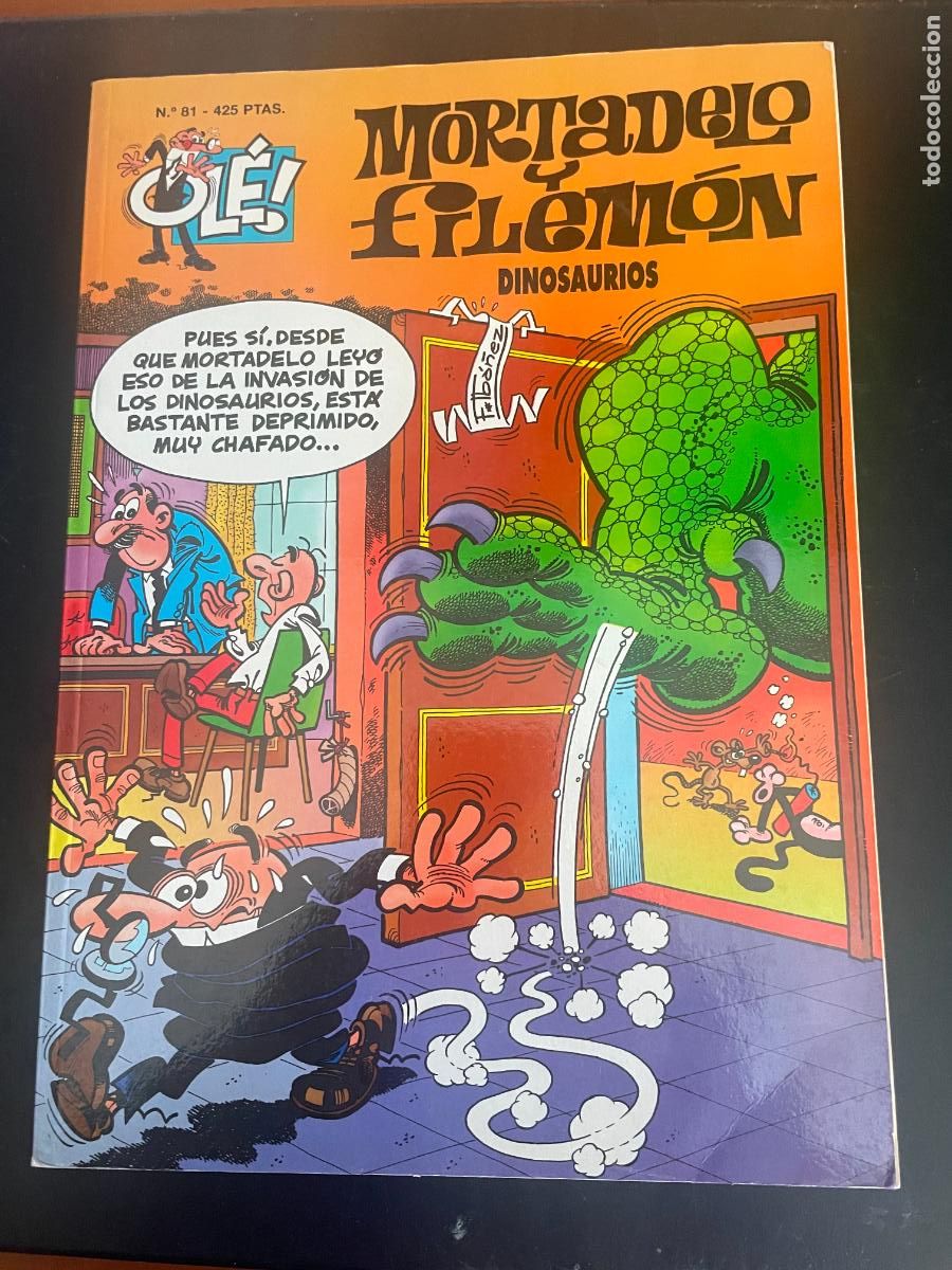C&oacute;mics: MORTADELO Y FILEMON - DINOSAURIOS - OL&Eacute; N&ordm; 81