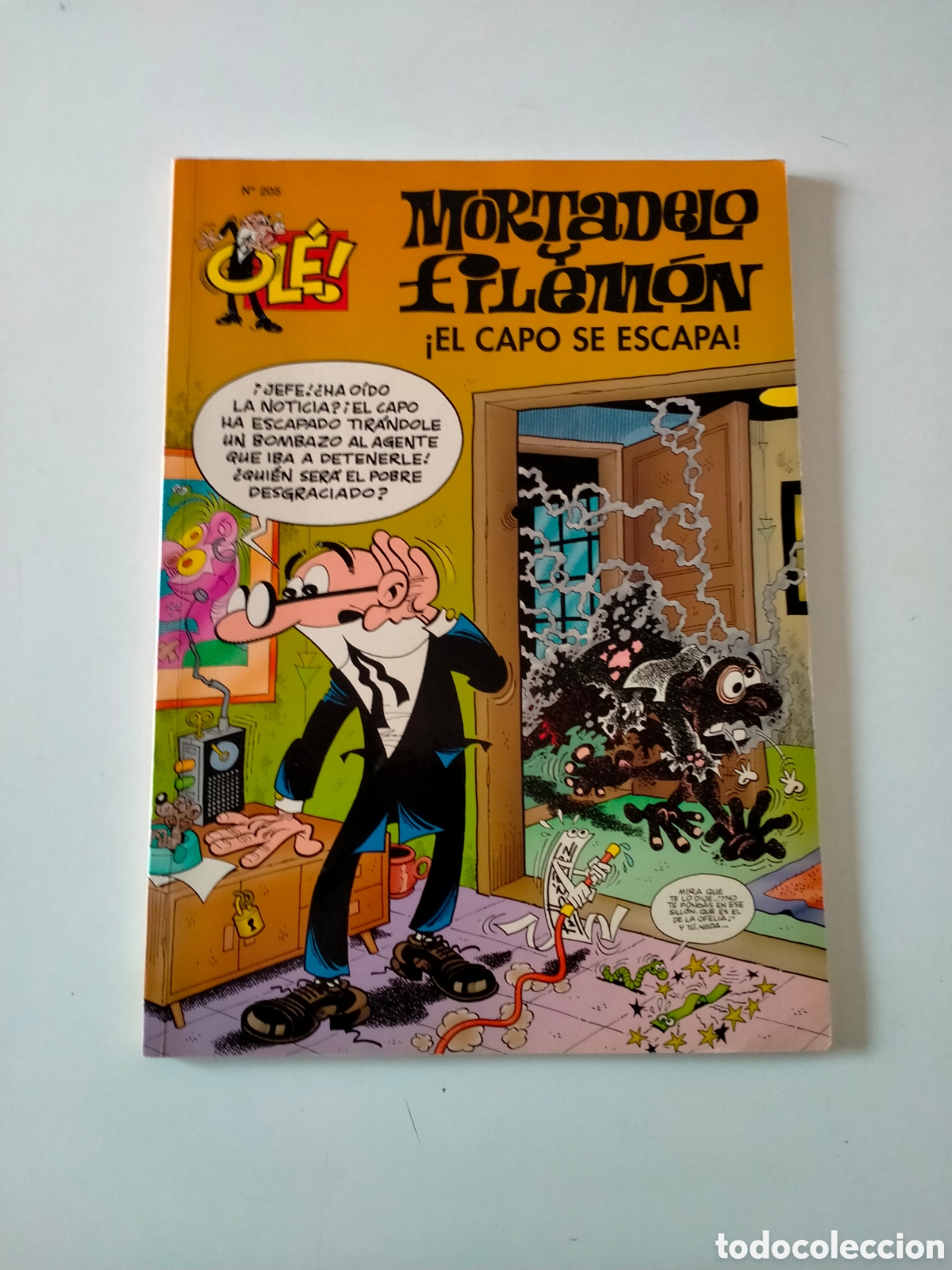 C&oacute;mics: N&Uacute;MERO 205 MORTADELO Y FILEM&Oacute;N COLECCI&Oacute;N OL&Eacute; EDICIONES B 1 EDICI&Oacute;N A&Ntilde;O 2017